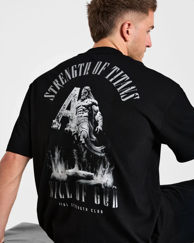 „Strength Of Titans“ Oversize-T-Shirt