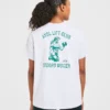 „Strong Women“ Oversize-T-Shirt mit Grafik
