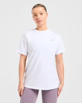 „Strong Women“ Oversize-T-Shirt mit Grafik