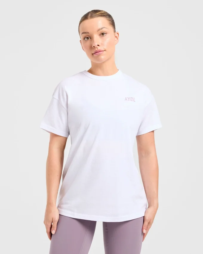 „Strong Women“ Oversize-T-Shirt mit Grafik