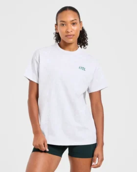 „Strong Women“ Oversize-T-Shirt mit Grafik