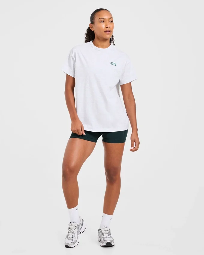„Strong Women“ Oversize-T-Shirt mit Grafik