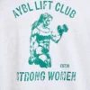 „Strong Women“ Oversize-T-Shirt mit Grafik