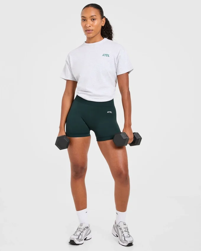 „Strong Women“ Oversize-T-Shirt mit Grafik