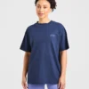 T-Shirt mit Power-Lifting-Illustration
