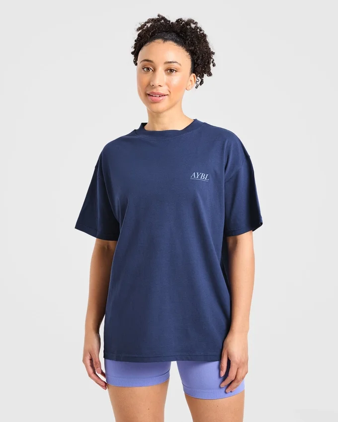 T-Shirt mit Power-Lifting-Illustration