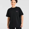 T-Shirt mit Power-Lifting-Illustration