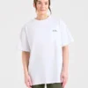 T-Shirt mit Power-Lifting-Illustration