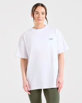 T-Shirt mit Power-Lifting-Illustration