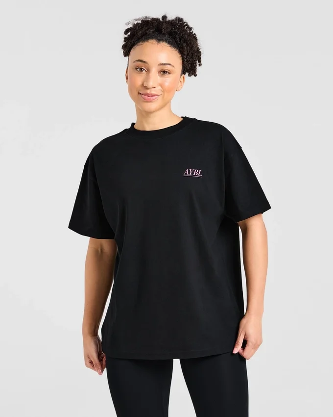 T-Shirt mit Power-Lifting-Illustration