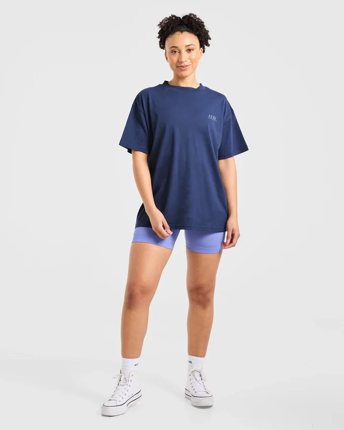 T-Shirt mit Power-Lifting-Illustration