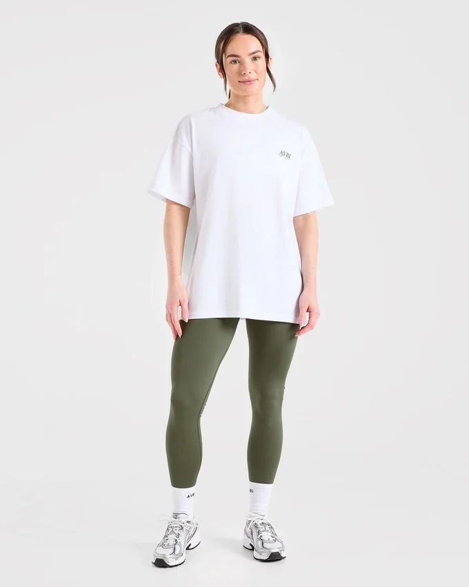 T-Shirt mit Power-Lifting-Illustration
