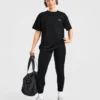 T-Shirt mit Power-Lifting-Illustration