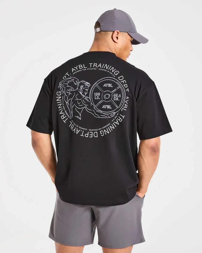 Training Dept. Illustration Oversize-T-Shirt