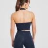 Unverzichtbares Crop-Top mit Neckholder