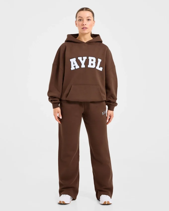 Varsity 2.0 Oversized-Jogginghose mit geradem Bein