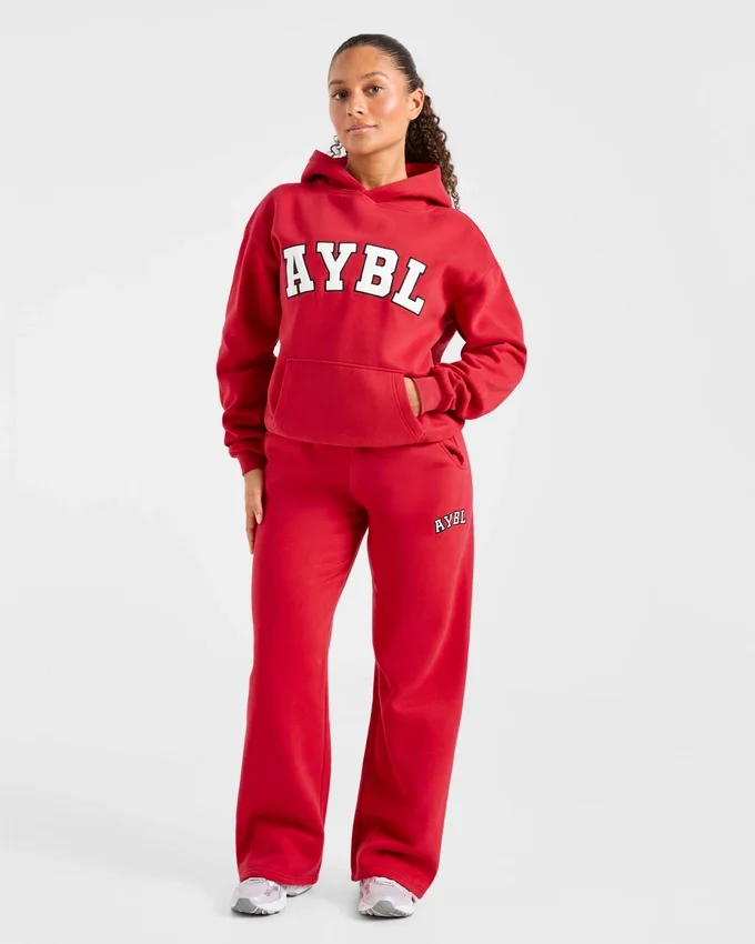 Varsity 2.0 Oversized-Jogginghose mit geradem Bein
