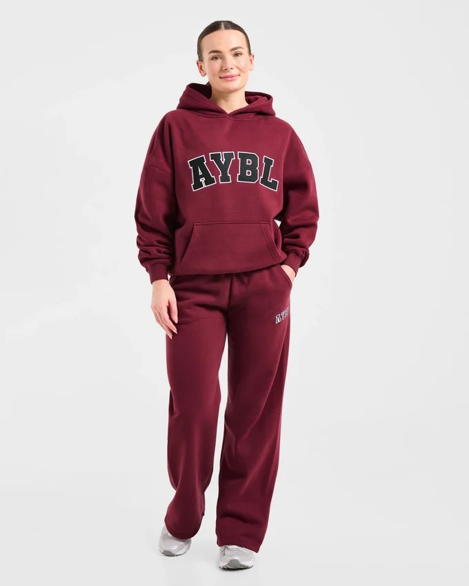 Varsity 2.0 Oversized-Jogginghose mit geradem Bein