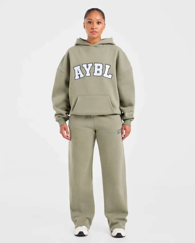 Varsity 2.0 Oversized-Jogginghose mit geradem Bein