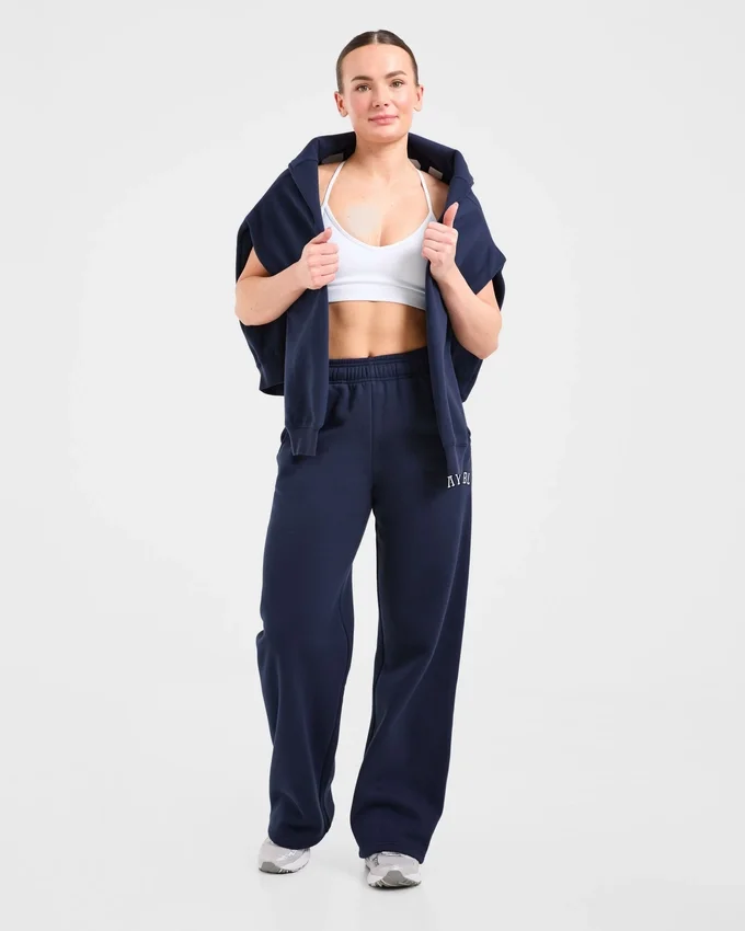 Varsity 2.0 Oversized-Jogginghose mit geradem Bein
