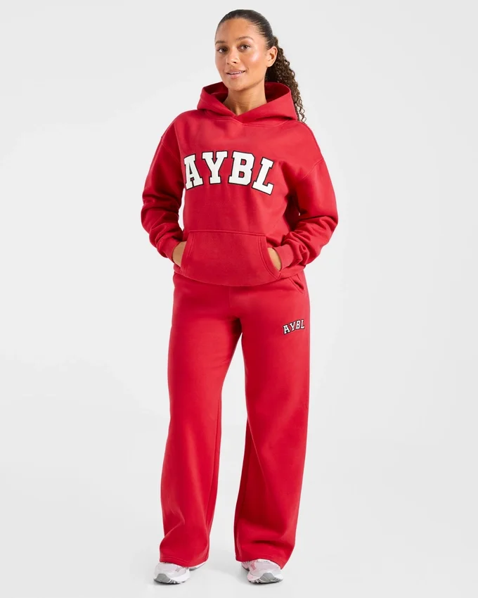 Varsity 2.0 Oversized-Jogginghose mit geradem Bein