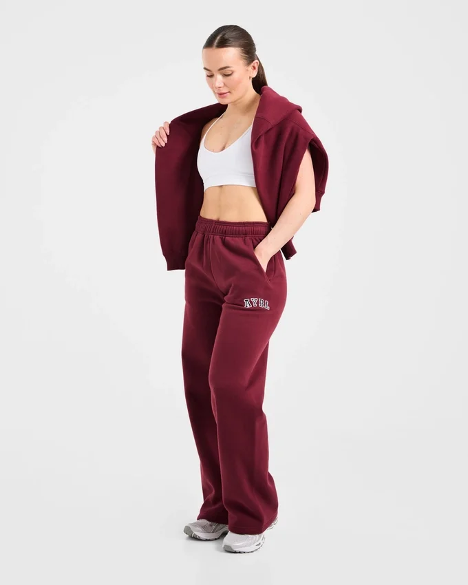 Varsity 2.0 Oversized-Jogginghose mit geradem Bein