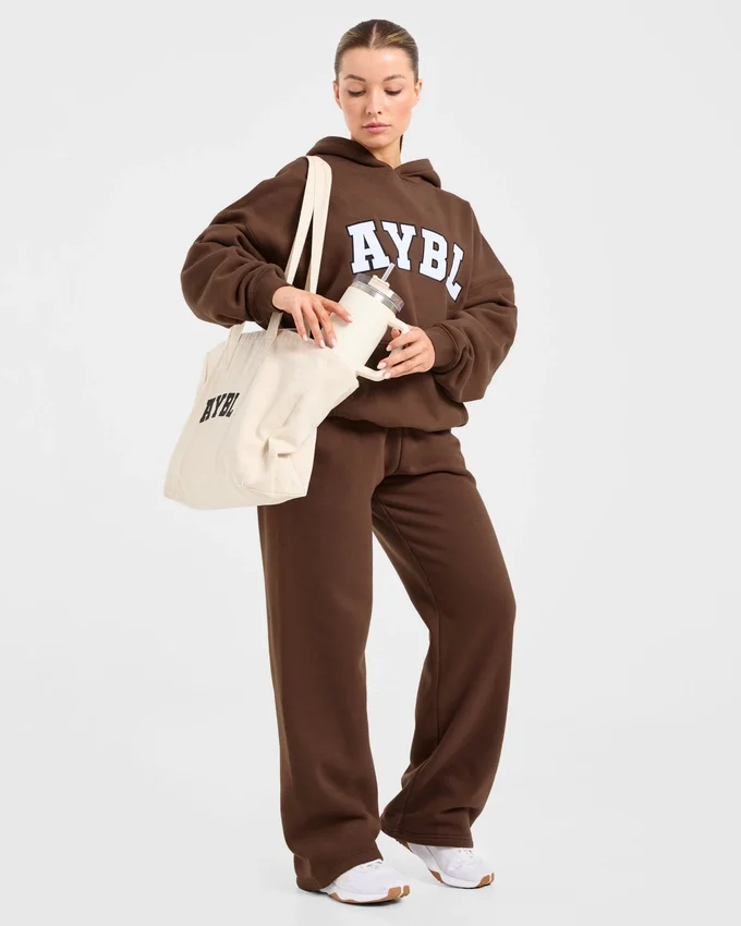 Varsity 2.0 Oversized-Jogginghose mit geradem Bein