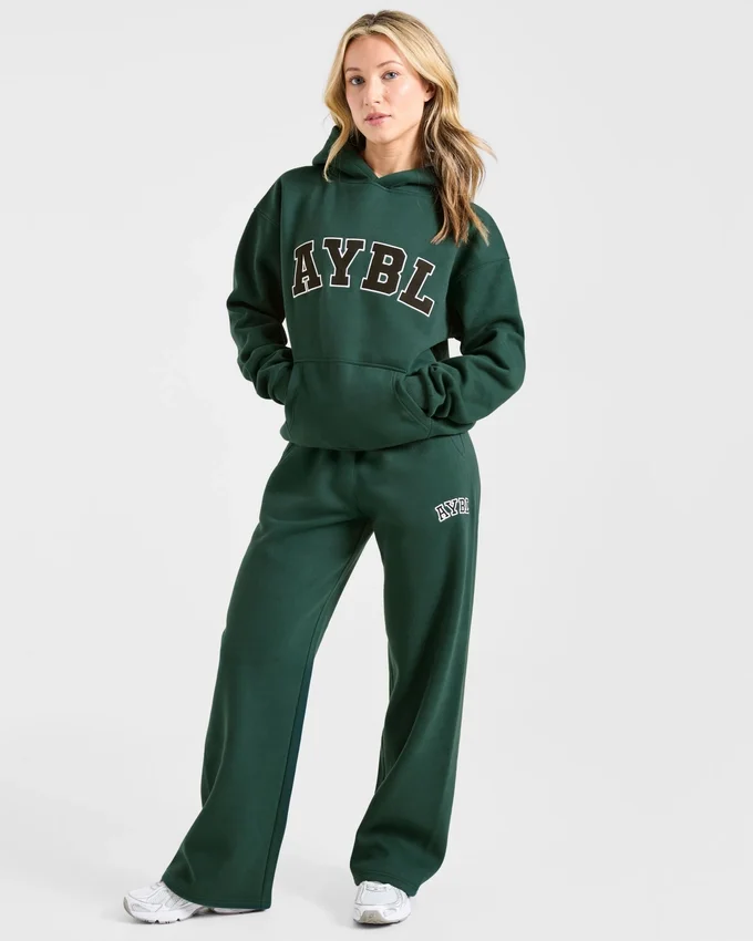 Varsity 2.0 Oversized-Jogginghose mit geradem Bein