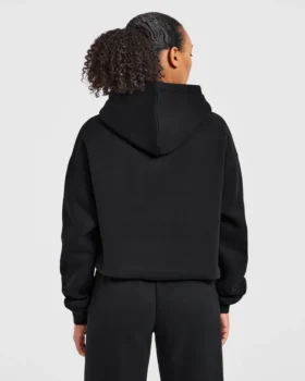 Varsity-Applikation – Oversize-Hoodie