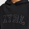 Varsity-Applikation – Oversize-Hoodie