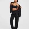 Varsity-Jogginghose mit Applikation, Oversize-Passform und geradem Bein