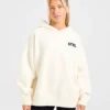 Varsity Minimal Logo Oversize-Strick-Hoodie