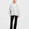Varsity Minimal Logo Oversize-Strick-Hoodie