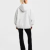 Varsity Minimal Logo Oversize-Strick-Hoodie