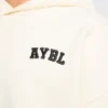Varsity Minimal Logo Oversize-Strick-Hoodie
