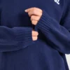 Varsity Minimal Logo Oversize-Strick-Hoodie