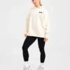 Varsity Minimal Logo Oversize-Strick-Hoodie
