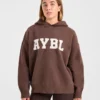 Varsity Oversize-Strick-Hoodie