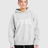 Varsity Oversize-Strick-Hoodie