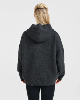 Varsity Oversize-Strick-Hoodie