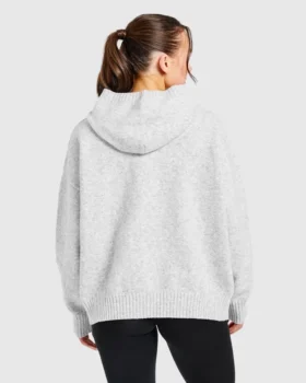 Varsity Oversize-Strick-Hoodie