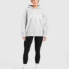 Varsity Oversize-Strick-Hoodie
