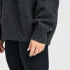 Varsity Oversize-Strick-Hoodie