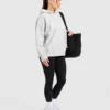 Varsity Oversize-Strick-Hoodie