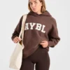 Varsity Oversize-Strick-Hoodie