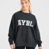 Varsity Oversize-Strickpullover