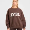 Varsity Oversize-Strickpullover