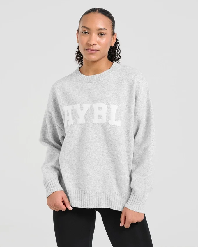 Varsity Oversize-Strickpullover