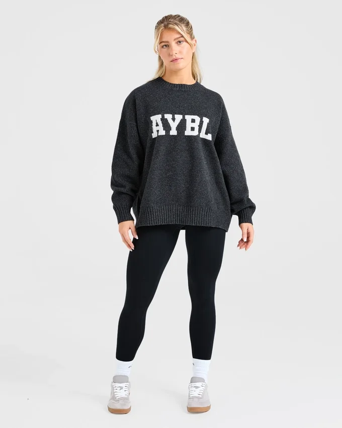 Varsity Oversize-Strickpullover