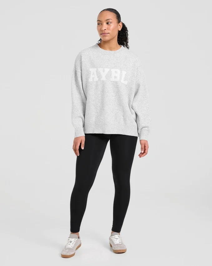 Varsity Oversize-Strickpullover